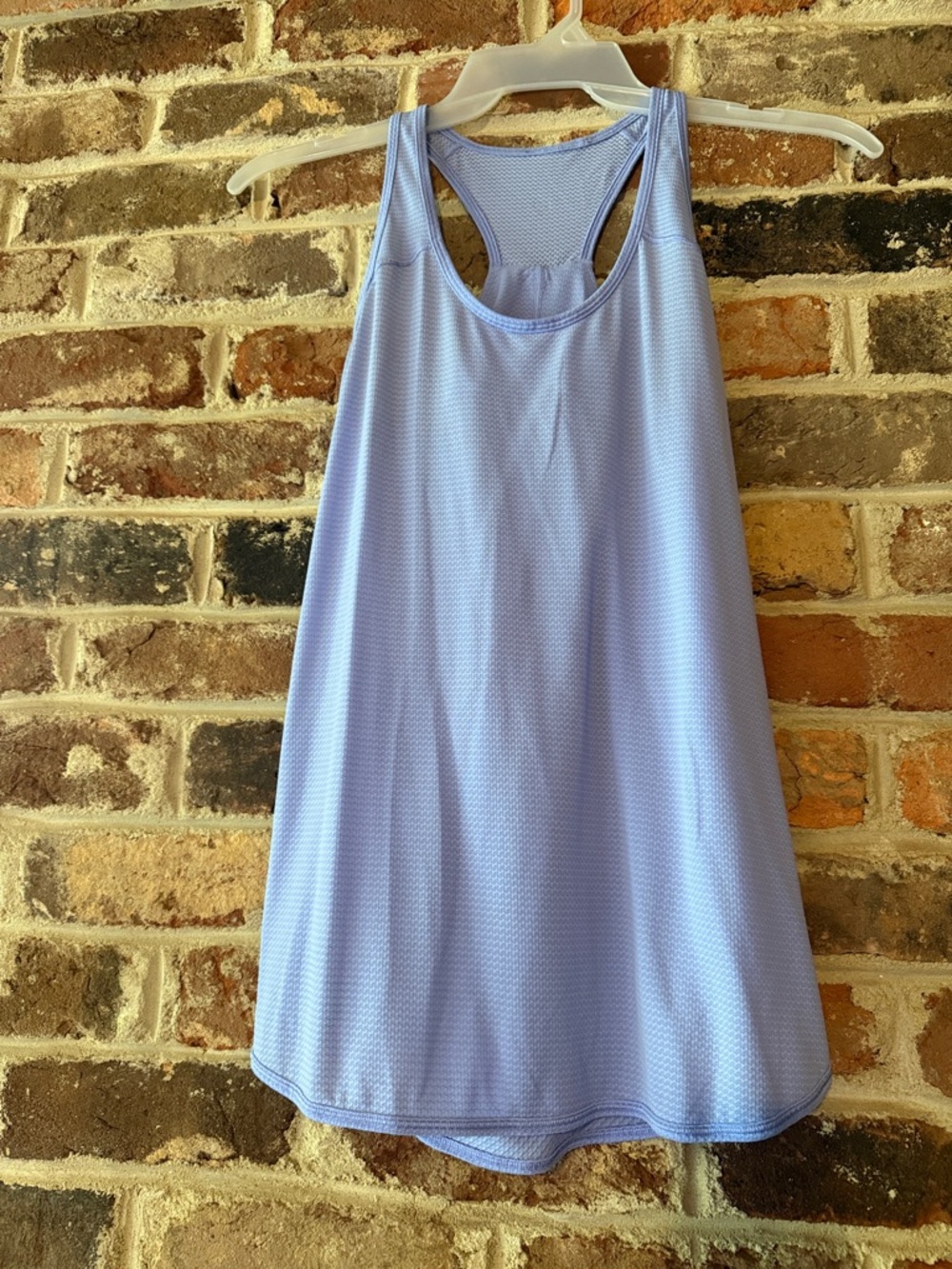 Lavender Racerback Mesh Athletic Tank